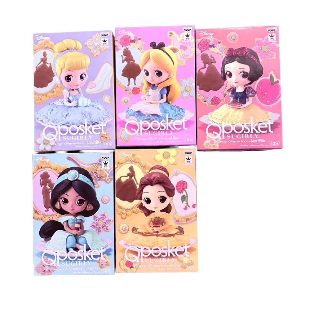 Qposket Sugirly Disney Character 6 Figure- please see note